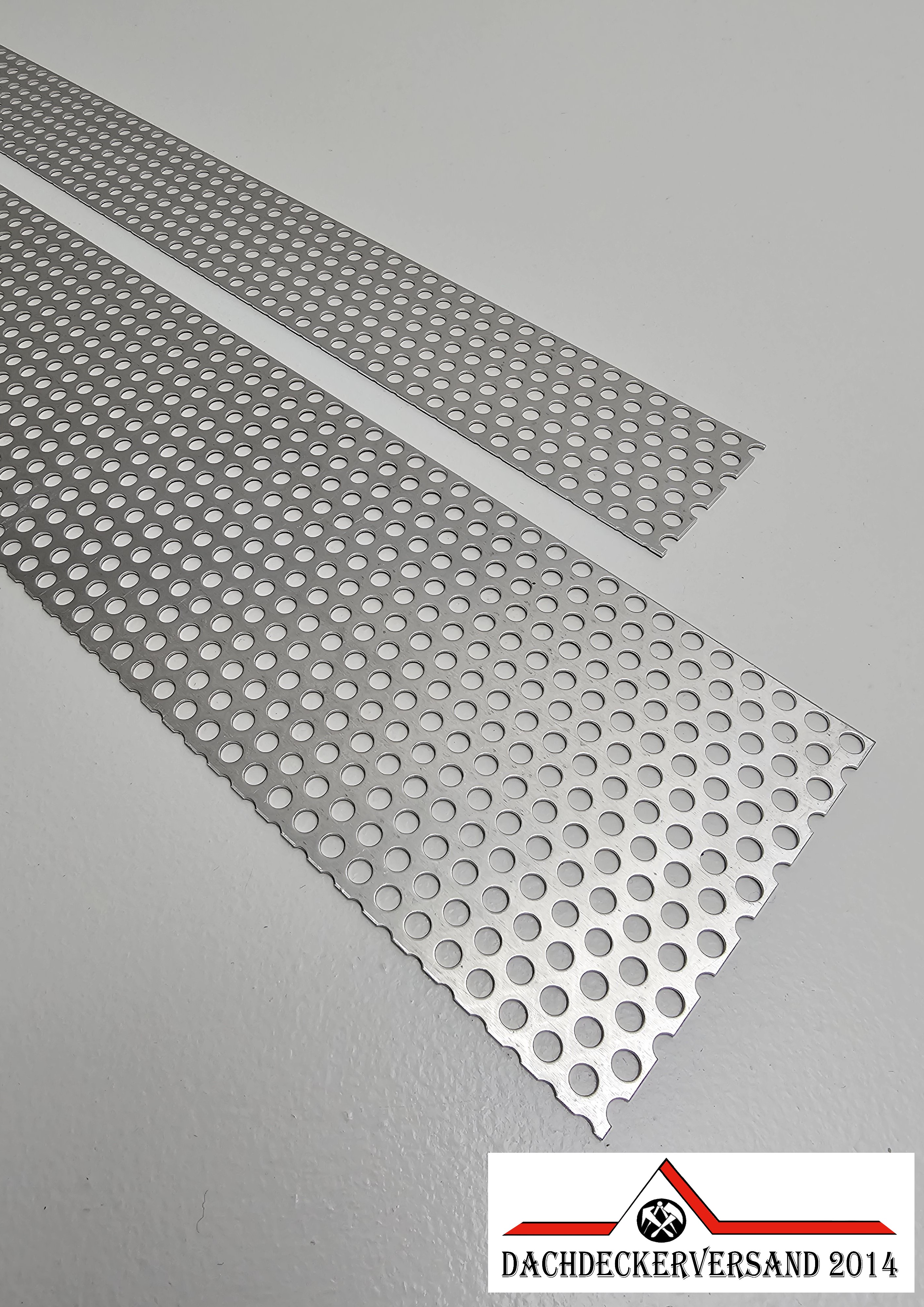 1 m Lochblechstreifen Lochblech Blechstreifen Alustreifen Streifenblech Aluminium natur 0,8 mm stark