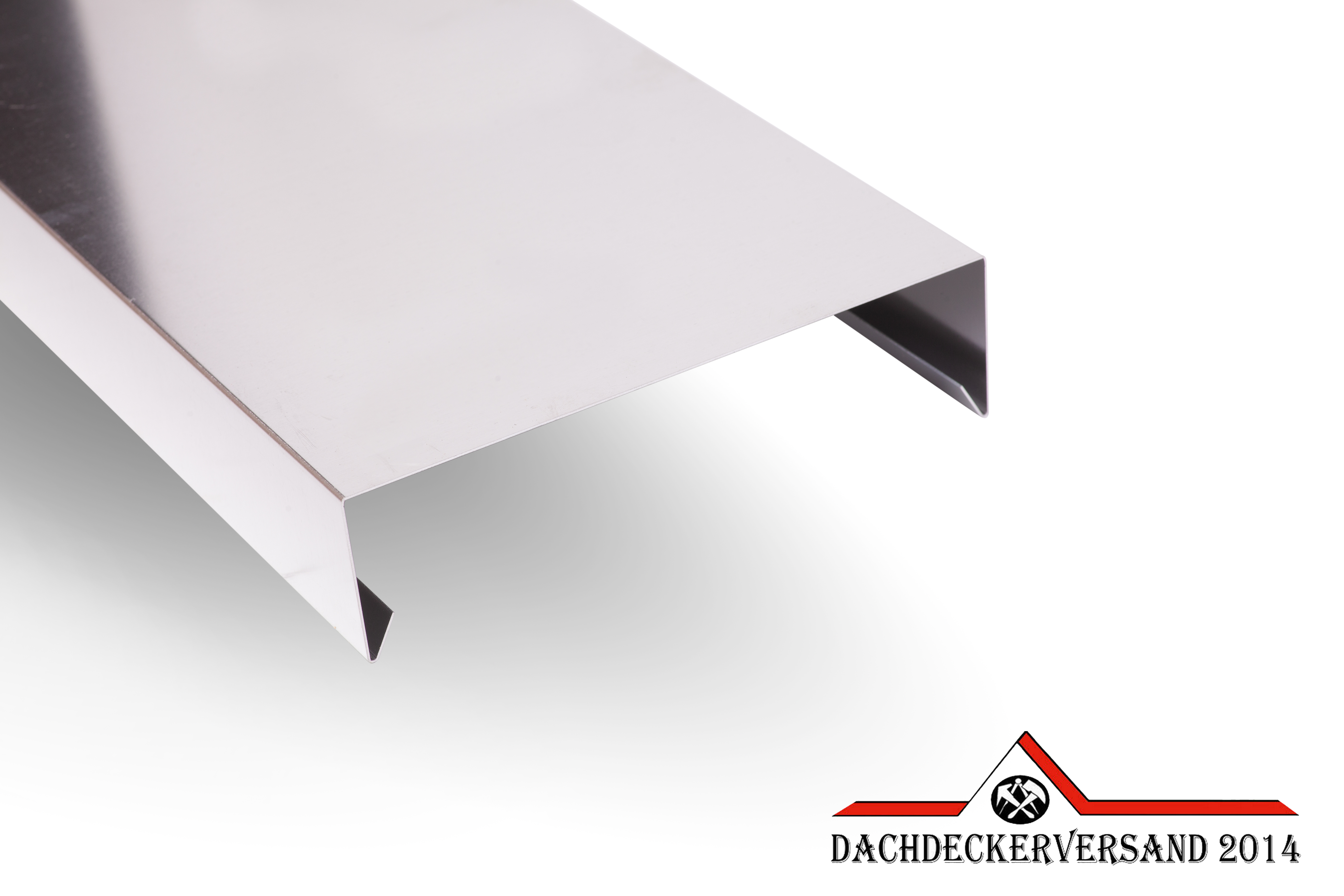 Mauerabdeckung Attika Attikaabdeckung Alu Aluminium natur 1m lang