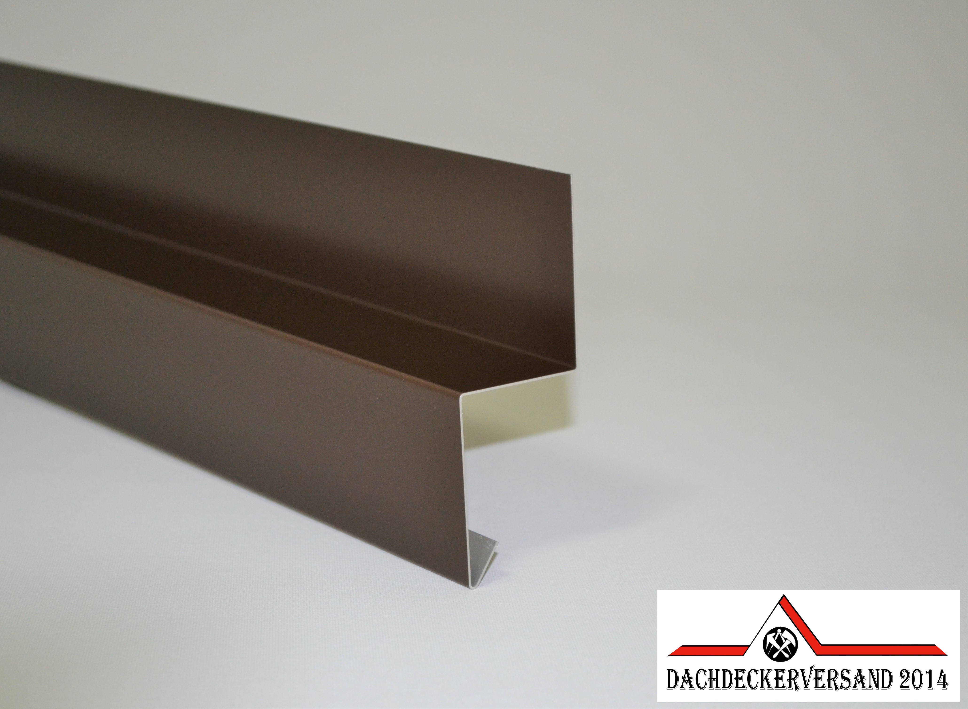 1 m Tropfblech Kantblech Wandwinkel Wandblech Aluminium farbig  0,8 mm stark 
