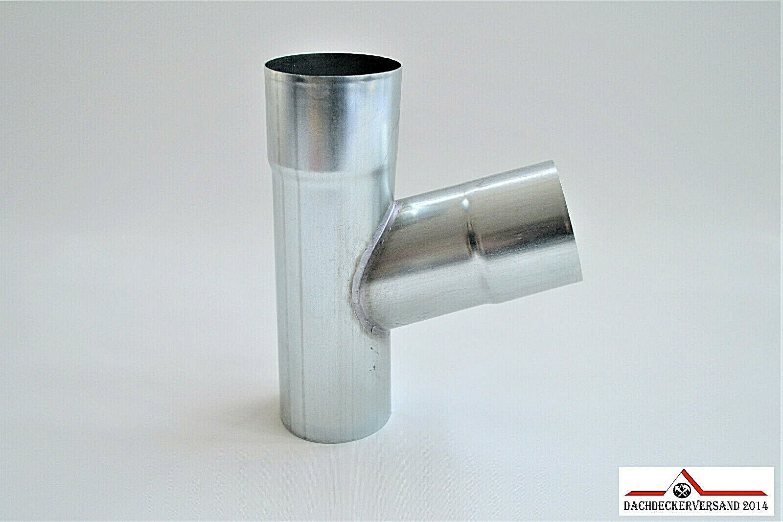 Fallrohrabzweig Rohrabzweig Y-Stück Zink Titanzink 80 mm oder 100 mm