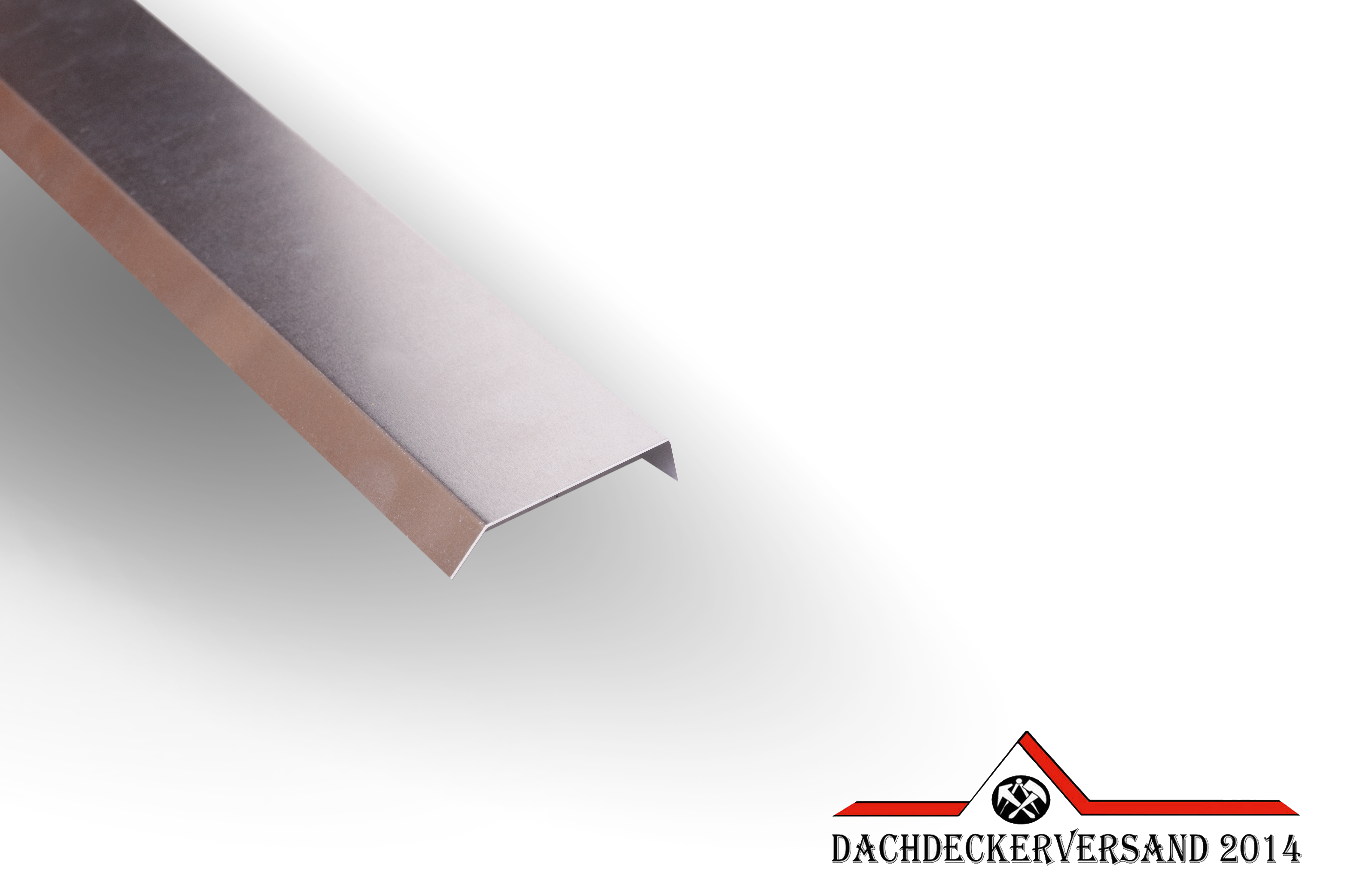  2m Kappleiste Wandanschlussprofil Kapleiste Alu Aluminium farbig Titanzink 