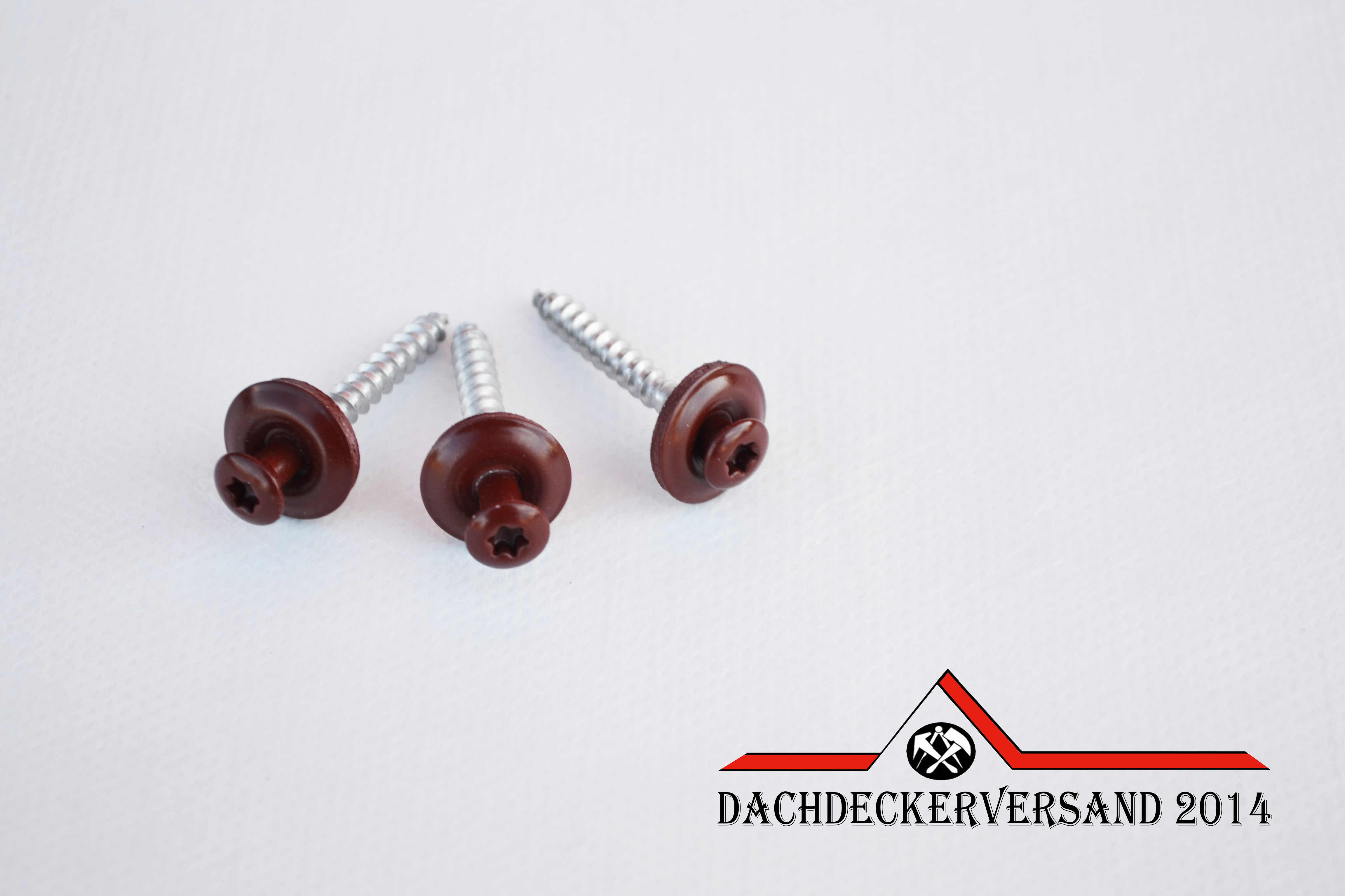 4,5 x 25 mm Spenglerschrauben mit Dichtscheibe Dichtschraube farbig - 25 Stück