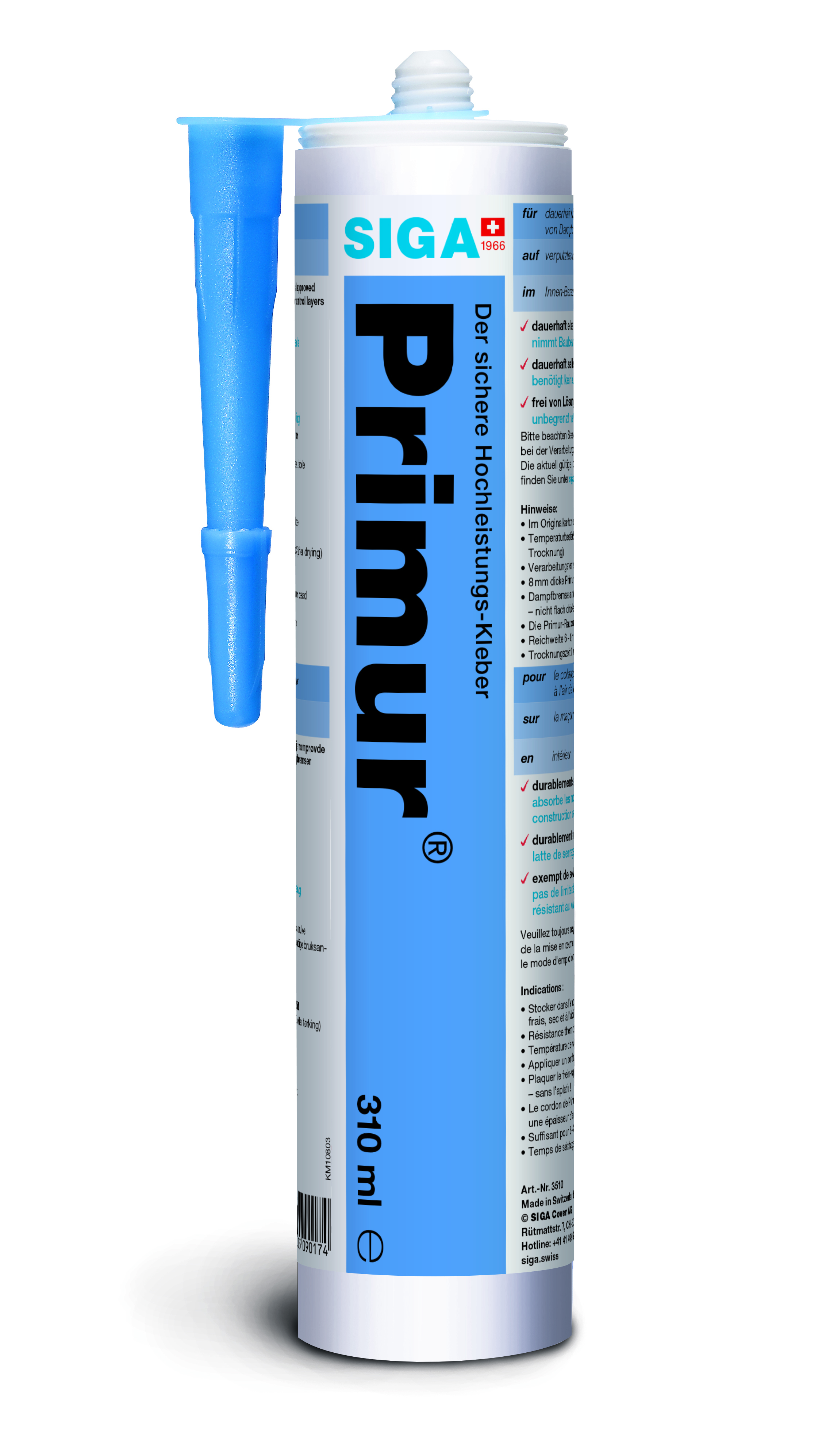 SIGA Primur Kartusche 12 x 310 ml Hochleistungskleber (1 Karton)